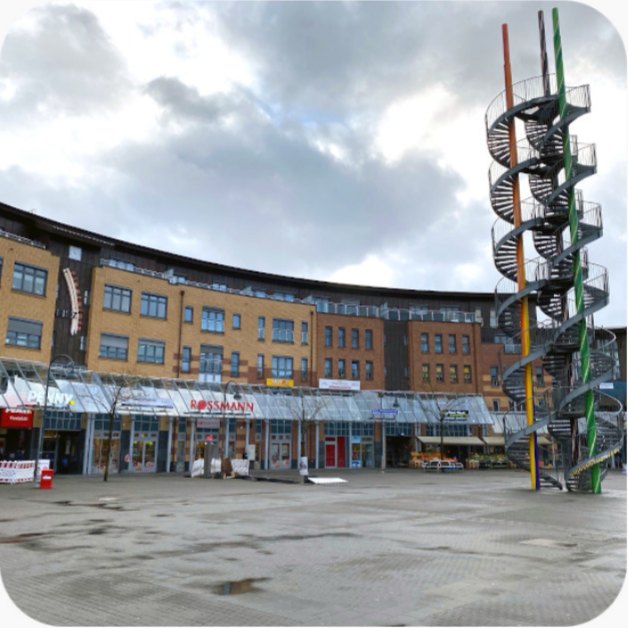 Fleetplatz mit Aussichtsturm